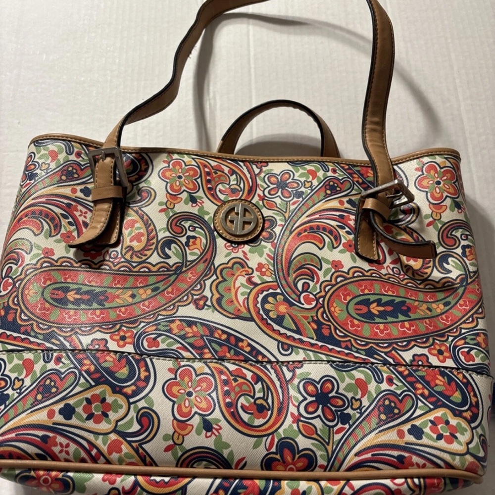 Source‎ Unknown Multicolor Paisley Tote Bag